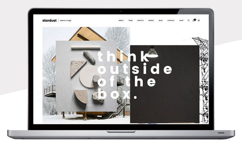 Webdesign trends Grote Typografie